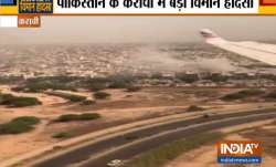 PIA Plane Crash: Watch dramatic footage of crashsite recorded from second plane landing moments afte