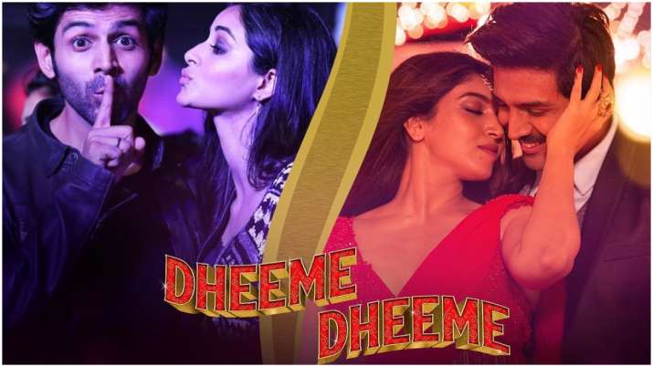 Pati Patni Aur Woh Dheeme Dheeme Song Kartik Aaryan Bhumi Pednekar Ananya Panday Neha Kakkar,